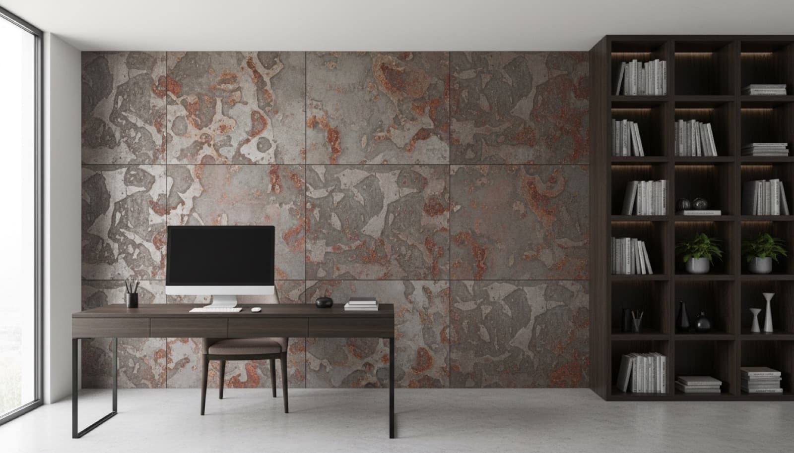 Büro & Homeoffice in Metalloptik
