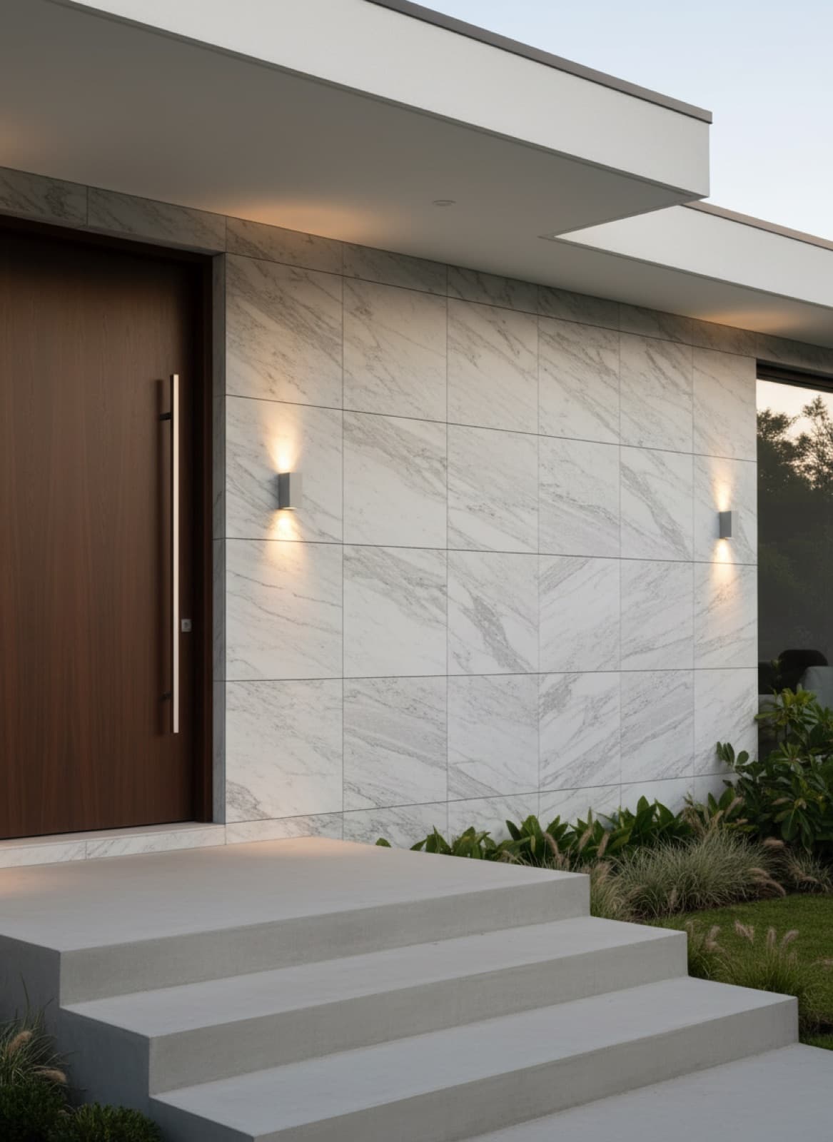 Fassade & Hauseingang aus Marmor, weitere Visualisierung