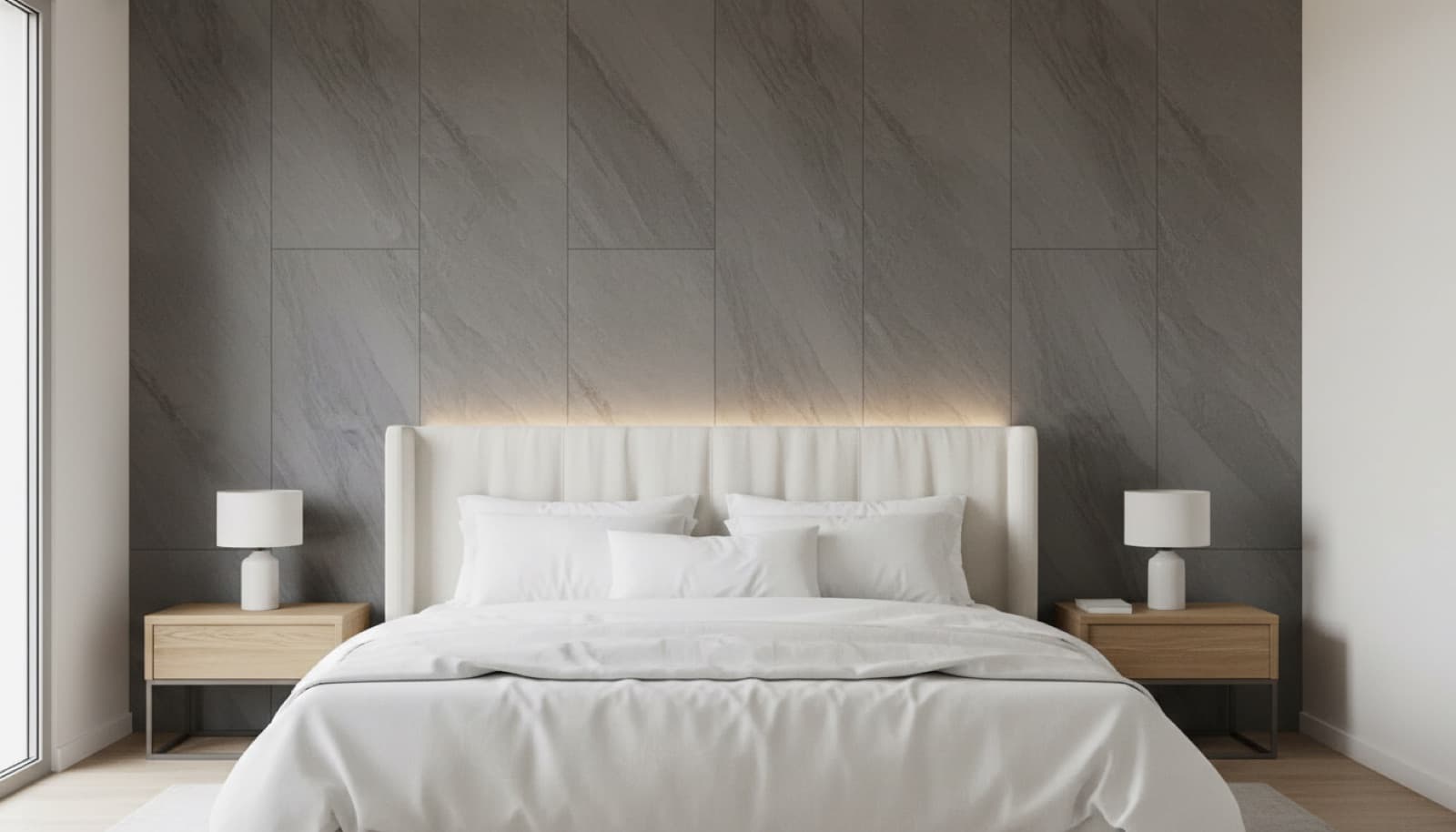 Schlafzimmer aus Kalkstein