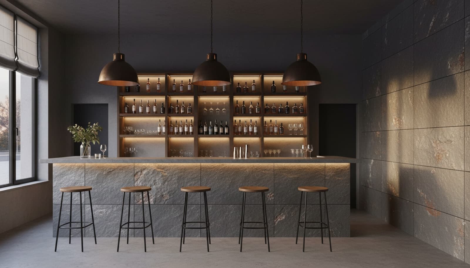 Theke & Gastronomie aus Quarzit