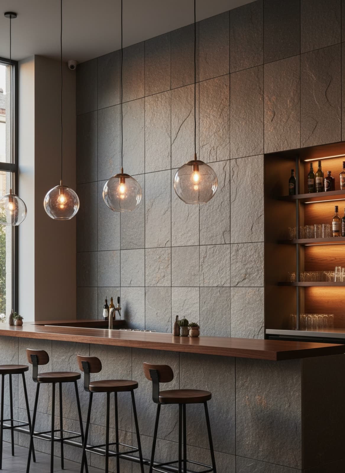 Theke & Gastronomie aus Quarzit, weitere Visualisierung
