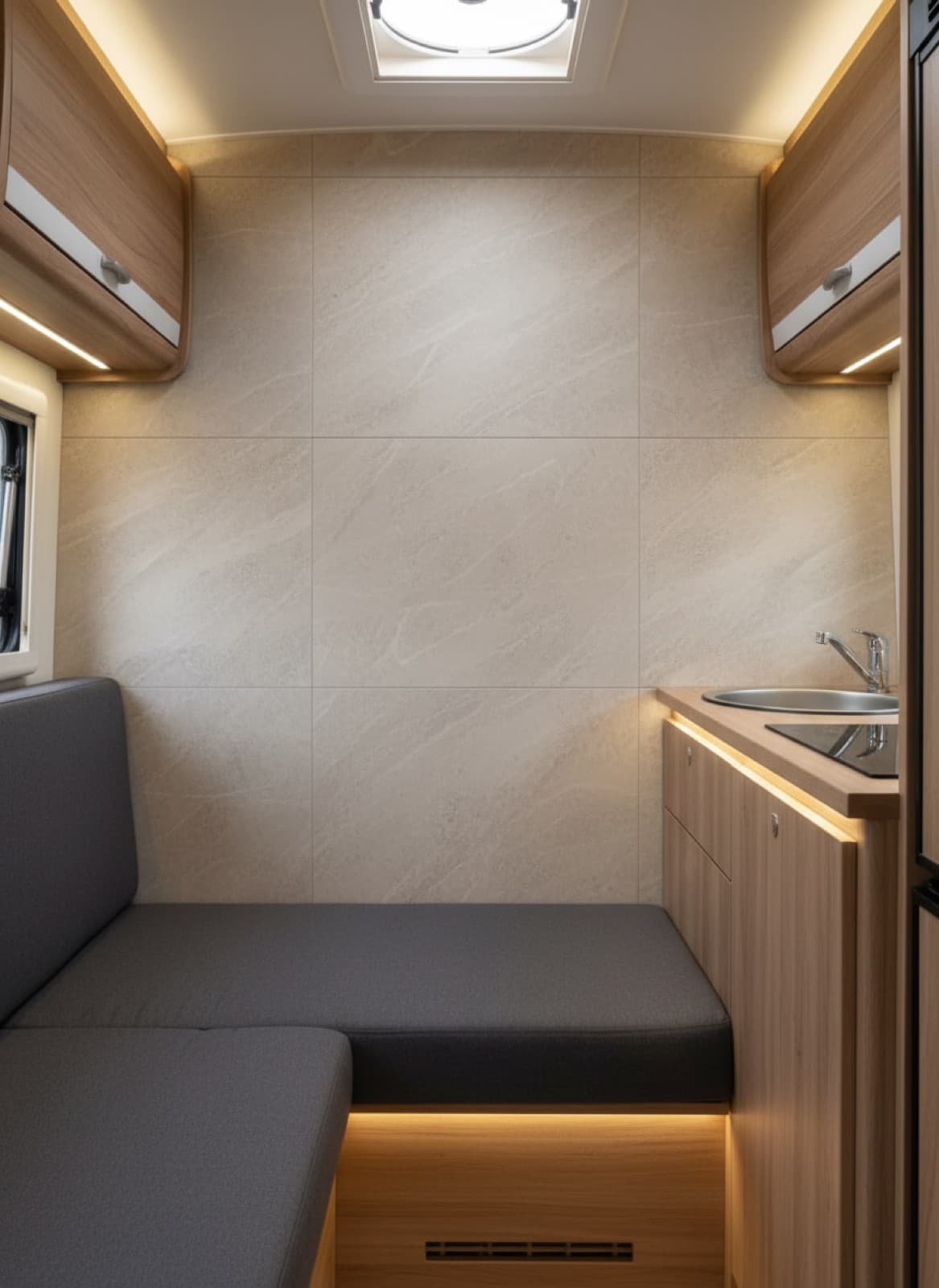 Wohnmobil & Camper aus Kalkstein, weitere Visualisierung