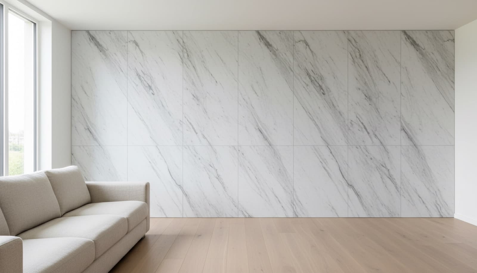 Wohnzimmer aus Marmor