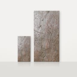 Kupfer Schimmer Größenvergleich: 61 × 122 cm und 122 × 244 cm im Verhältnis 1:2