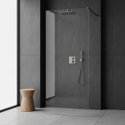 Dusche und Badwand aus Echtsteinfurnier Saphire