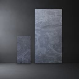 Schwarzes Gries Größenvergleich: 61 × 122 cm und 122 × 244 cm