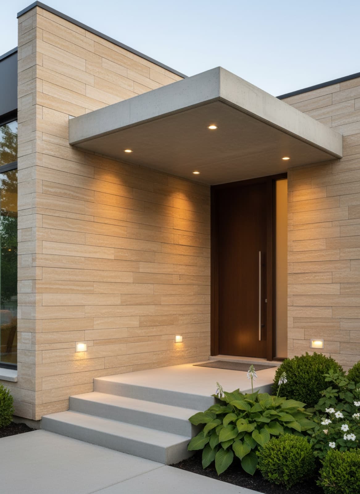 Fassade & Hauseingang aus Sandstein, weitere Visualisierung