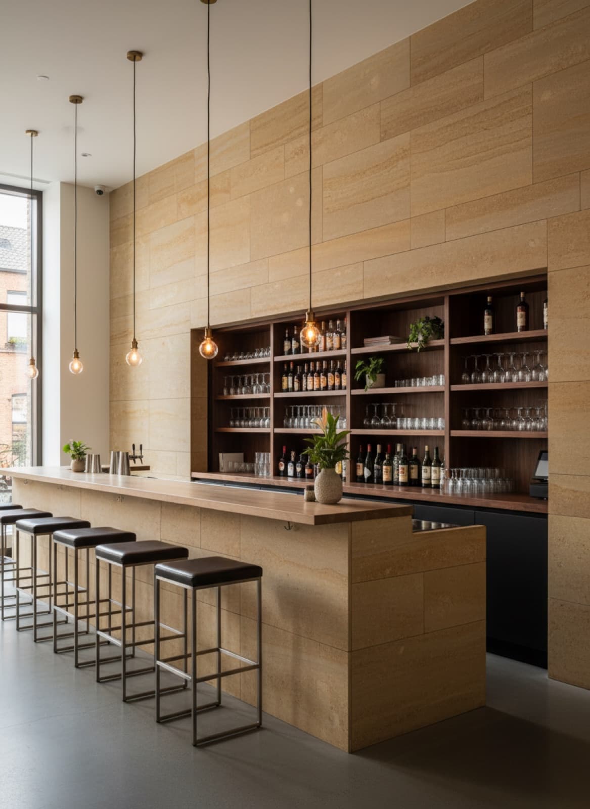 Theke & Gastronomie aus Sandstein, weitere Visualisierung